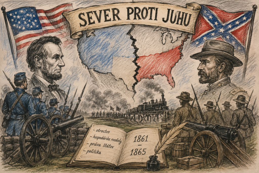 Sever proti Juhu. Vojna, ktorá rozdelila Spojené štáty americké